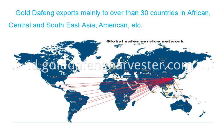 sales network for rice harvesting